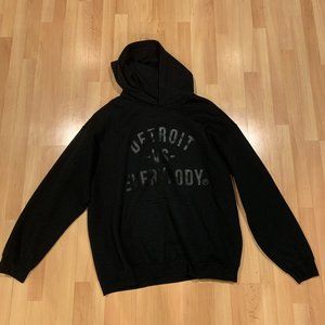 Detroit Vs Everybody Black Hoodie Size Large